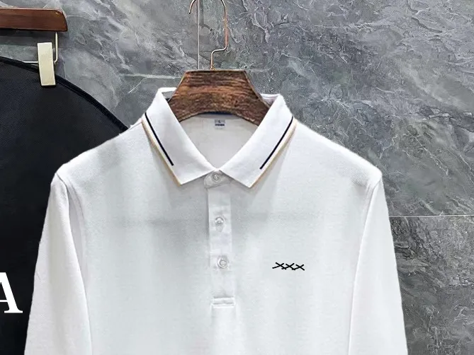 Zegna 24SS Classic Polo 。 T . . ! Piquet , “ ”。 . , , logo ， ， ， ， ， ， 。 Black/White/ Size：M~3XL